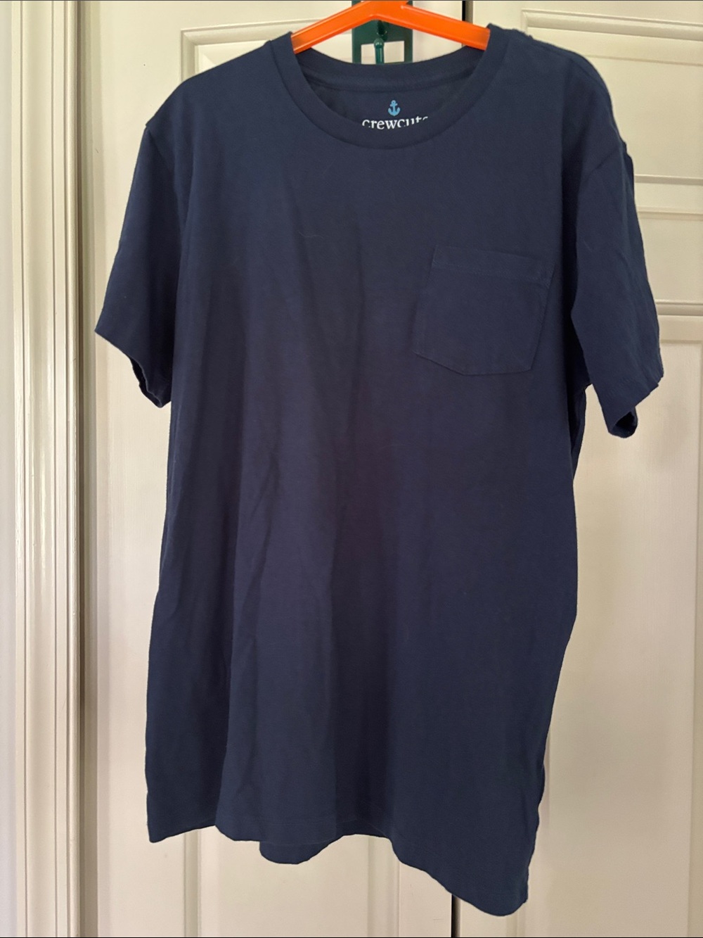 J Crew Crewcuts Navy Short Sleeve Pocket Tee Size 14